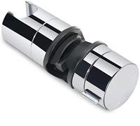 Joyoldelf Soporte de Ducha Soporte para cabezal de ducha, ajustable de 18 a 25 mm, para barra deslizante, cromado