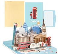 joyoldelf Tarjeta De Regalo 3D De Londres, Tarjeta De Regalo Para Viaje A Inglaterra O Luna De Miel, Tarjeta De CupóN, CupóN De Viaje Para CumpleañOs, Tarjeta De Regalo De Londres Para Vacaciones
