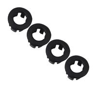 JoyousMall 4 ojales para barra de bloqueo de puerta para BMW X5 E53 1999-2006, pieza de repuesto de plástico negro OEM 51418408567