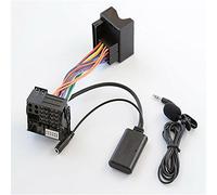 JoyousMall Adaptador de audio 5.0 para BMW con micrófono para coches de la serie E60/E81/E90, entrada AUX para coche, dispositivo de transmisión de música