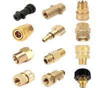 JoyousMall Adaptador de manguera de lavado de alta presión, conector de metal de conexión rápida para Karcher para Bosch para Lavor Kranzle, G1/4 M22 1/4 NPT conector roscado