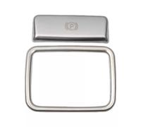 JoyousMall Adhesivo para freno de mano de aparcamiento para coche, botón P, cubierta de interruptor para Benz ML350 GL450, moldura de freno de estacionamiento para Mercedes