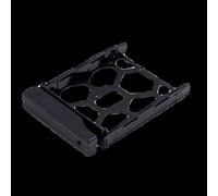 JoyousMall Bandeja de disco duro compatible con Synology Disk Station tipo D6, unidad de nailon y hierro para caddy para HDD SSD de 3.5 pulgadas/2.5 pulgadas, mecanismo de bloqueo seguro, color negro