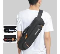 JoyousMall BB Hulusi - Bolsa portátil para saxofón electrónico digital Roland AE-01, funda de tela Oxford a prueba de golpes con cremallera bidireccional y base resistente al desgaste, 19.3 x 4.3 x