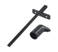 JoyousMall Boquilla y valla de rasgado para sierra circular Makita BSS610 BSS611 DSS610 DSS611, piezas 419283-5 y 164095-8, juego de guía de plástico negro (paquete de 2)