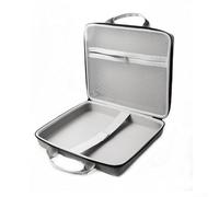JoyousMall Caja de almacenamiento de EVA para enrutador, bolsas organizadoras de cables, caja de protección portátil para enrutador con bolsillo de malla con cremallera, color gris, 330 x 295 x 88 mm