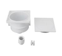 JoyousMall Caja de distribución de luz subacuática IP68 resistente al agua ABS resistente al agua para alberca para iluminación de cableado, 13 x 13 x 9,4 cm, color blanco
