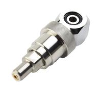 JoyousMall CGA347 - Adaptador de llenado para cilindros Scott SCBA y válvulas CGA-346/347, conector de inflado de tanque de aire de acero inoxidable y latón para rellenos de yugo, 5000 PSI