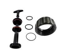 JoyousMall Conjunto de vástago de pistón de válvula de retrolavado compatible con Hayward SP0410X Series, compatible con válvula deslizante de 2 pulgadas SP0410X502S y SP0410X602S, color negro