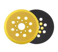 JoyousMall Disco de repuesto de poliuretano de 125 mm para Bosch GEX125-1AE PEX220A PEX220AE PEX220AE al azar para lijadora orbital, color amarillo