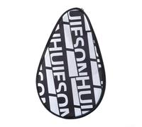 JoyousMall Estuche compacto para bates de tenis de mesa con bolsillo con cremallera para almacenamiento de remo y raqueta