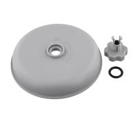 JoyousMall Flowclear - Tapa de filtro con válvula y junta, tapa de repuesto de plástico para sistemas de filtración Flowclear, 10 x 10 x 5 cm