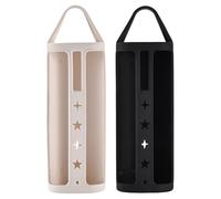 JoyousMall Funda protectora de silicona para altavoz Sonos Roam 2, funda suave a prueba de golpes con ajuste preciso, resistente a los arañazos para viajes y almacenamiento, color negro