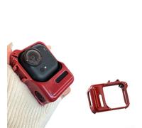 JoyousMall Funda protectora para Insta360 GO Ultra, carcasa de policarbonato a prueba de caídas con bisel extendido, accesorio de cubierta dura ligera para deportes al aire libre (rojo)