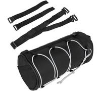 JoyousMall Interruptor de 7.6 cm para scooter eléctrico de bicicleta, señal de giro para botón de control de bocina, ajuste de manillar de 22,2 mm, compatible con 12 V-72 V, ABS impermeable, negro