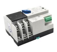 JoyousMall Interruptor de transferencia automática, 2P 125A solar fotovoltaico de doble potencia, interruptor de transferencia automática generador interruptor de cambio para respaldo de energía