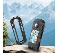 JoyousMall Jaula Insta360 X4, marco de ABS para Insta 360 X4air con zapata fría magnética para cámara de acción