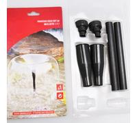 JoyousMall Juego de 8 boquillas de fuente de jardín, cabezales de pulverización de agua de plástico ajustables con adaptadores para bomba de estanque, acuario, pecera y decoración de piscina, color