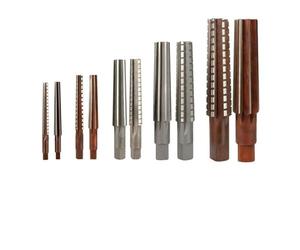 JoyousMall Juego de escariadores manuales cónicos morse, MT1 MT2 MT3 MT4 MT5 escariador de desbaste y acabado, herramienta de aleación de acero 9SiCr, precisión H8, 2 piezas