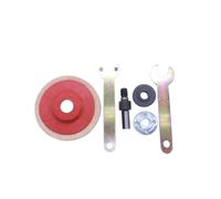 JoyousMall Juego de Ruedas de Pulido de Fieltro de Lana de 3.26 Pulgadas para amoladoras angulares de 83 mm de Grosor, Rueda de Pulido de Lana para Amoladora Angular, Rueda de Lana