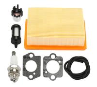 JoyousMall Kit de filtro de aire para soplador de mochila, junta de línea de combustible para piezas de reparación de bombillas de imprimación para BR350 BR430 SR430 SR450, juego