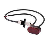 JoyousMall Kit de hebilla de línea de batería para Xiaomi M365/Pro Scooter eléctrico, montaje de cable de luz trasera ABS con soporte de montaje, negro y rojo