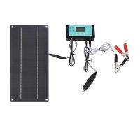 JoyousMall Kit de panel solar monocristalino de 600 W, cargador solar portátil para camping, sistema de alimentación fuera de la red con controlador de 100 A