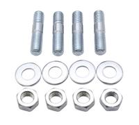 JoyousMall Kit de pernos de carburador para Holley y para colector Edelbrock, 5/16 x 2 pulgadas, 5/16 x 1-1/2 pulgadas, 5/16 x 1-3/8 pulgadas, juego de accesorios de metal plateado