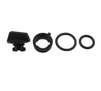 JoyousMall Kit de tapa de llenado de aceite compatible con BMW R850 R1100 R1150 R1200C, reemplazo directo para cubierta de respiradero de motor de motocicleta, plástico negro