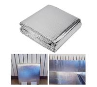 JoyousMall Lámina aislante para radiador, 5 m x 60 cm, lámina reflectora de calor de aluminio de doble cara para ahorrar energía, reducir el ruido y las facturas de calefacción para el hogar, color