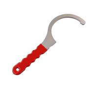 JoyousMall Llave de carcasa de filtro de 180 grados, herramienta de filtro de agua de metal para abrelatas de 10 x 2.5 pulgadas, diseño de ángulo único para un fácil acceso