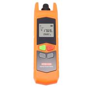JoyousMall Medidor de potencia óptica de -70 a +6 dBm con 7 longitudes de onda, interfaz de 2,5 mm, luz LED, apagado automático, probador de fibra óptica portátil para inspección de red