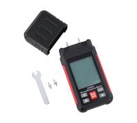 JoyousMall Medidor digital de humedad de madera, probador de contenido de humedad de materiales de construcción, higrómetro HT633 con sonda desmontable para madera, paneles de yeso, 7 modos