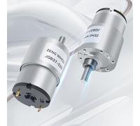 JoyousMall Mini motor de engranajes CC, JGB37-520 para mini motor de engranajes CC 12 V 319 RPM motor eléctrico con avance y retroceso para bricolaje