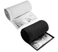 JoyousMall Paquete de 2 cubiertas de aislamiento de tubería de cobre HVAC de 3 capas Oxford 600D con papel de aluminio, funda protectora de tubo de CA resistente a la intemperie para bomba de calor