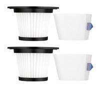 JoyousMall Paquete de 2 filtros lavables compatibles con aspiradoras inalámbricas H.Koenig UP600 UP810 y PowerClean, piezas de repuesto reutilizables