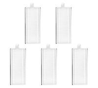 JoyousMall Paquete de 5 filtros de aspiradora robot de repuesto para MiWhole M8 Lite, filtros HEPA lavables, piezas de limpieza de alta olor blanco