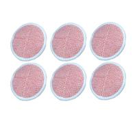 JoyousMall Paquete de 6 almohadillas de fregona resistentes para Bissell para modelos Spinwave 2124 2039A 2307, almohadillas de limpieza de microfibra reutilizables con y, naranja
