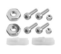 JoyousMall Perro de punta de parachoques para motosierras Stihl 024/026/027/028/029/034/036/038/039 - Incluye 4 tornillos, 4 tuercas y 2 tiras de parachoques