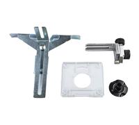 JoyousMall Plantilla de guía de borde de enrutador para Festool 3701 3703 3709 3710, accesorio de soporte de rueda de guía recta de metal