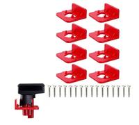 JoyousMall RIS-M-05 - Soporte de batería con Tornillos para instalación de batería de 12 V, Ahorra Espacio, es Adecuado para batería de 12 V y 1,5 Ah
