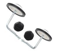 JoyousMall Ruedas de entrenamiento para bicicleta de 12/14/16 pulgadas, estabilizadores de acero al carbono con rodamientos silenciosos y neumáticos de poliuretano intermitentes, color plateado