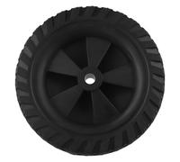 JoyousMall Ruedas giratorias de compresor de aire de 7 pulgadas, de goma que absorbe los golpes, antideslizantes, silenciosas, ruedas de repuesto con tornillos para la mayoría de bombas de aire y