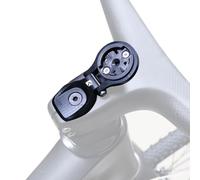 JoyousMall Soporte de aleación de aluminio para computadora Garmin Bryton, soporte de tapa superior de auriculares de bicicleta compatible con Syncros Fraser IC SL Hixon Rise, color negro