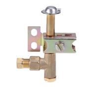 JoyousMall Soporte de encendido de acero inoxidable para gas natural y GLP, montaje empotrado de 1/2/3 agujeros, soporte de encendido de llama para chimenea de propano y butano