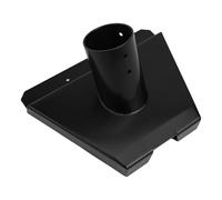 JoyousMall Starlink - Adaptador de tubo para Gen 3, soporte de poste de acero inoxidable para plato Starlink para plato v3, adaptador de tubo redondo de 48 mm, color negro, montaje resistente al aire