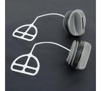 JoyousMall Tapa de depósito de combustible para motosierra Husqvarna, tapa de aceite de repuesto para motosierra 362 365 371 372 372XP, piezas de tapa de tanque de gas de sierra