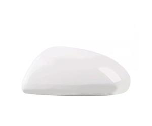 JoyousMall Tapa de espejo para Mazda 3 2010-2013, pieza de repuesto de carcasa de espejo lateral blanco, carcasa izquierda o derecha del pasajero, sin luz de señal