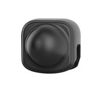 JoyousMall Tapa de lente de silicona suave para Insta360 X4/X5, funda protectora antiarañazos con acabado en spray de aceite, accesorio de cámara ligero y flexible, color negro