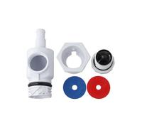 JoyousMall Válvula de desconexión rápida y kit de alivio de presión para Polaris modelos 180 280 380 480 3900, incluye accesorio de pared con limitadores de flujo rojos y azules